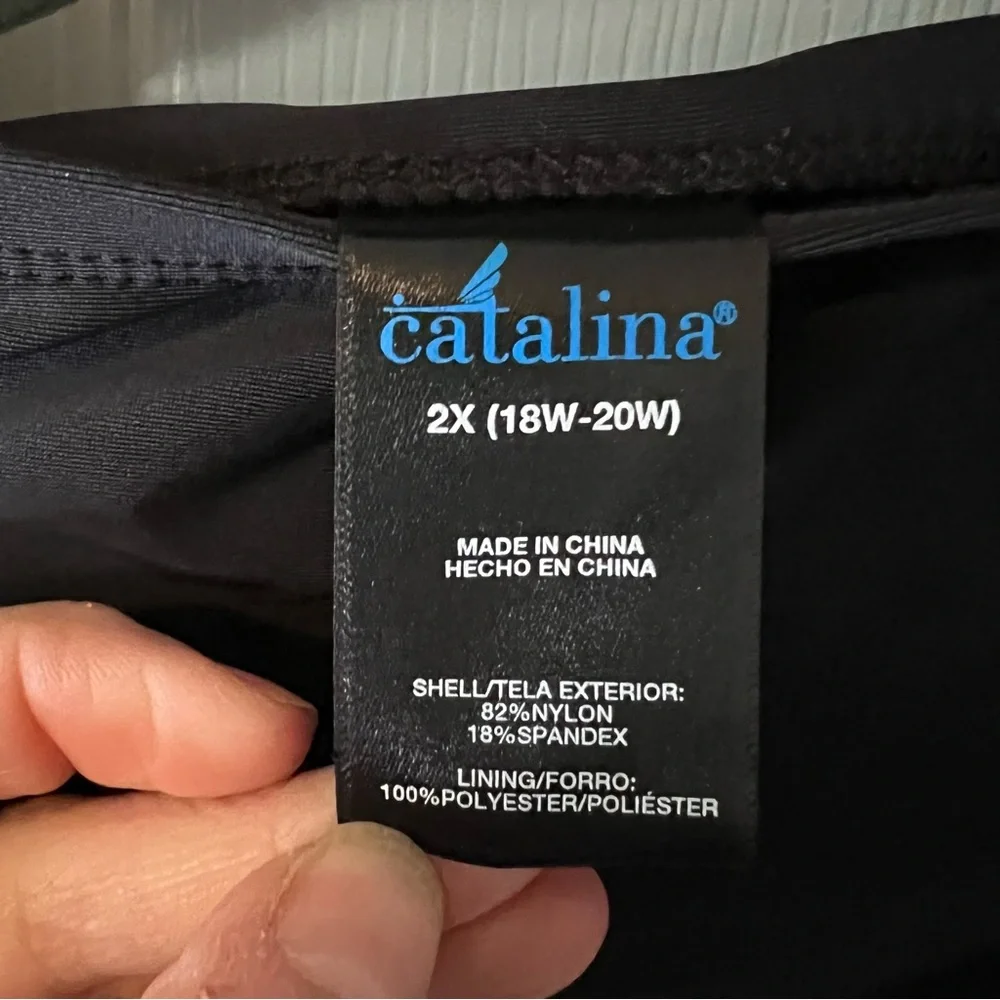Catalina Black Swim Bottoms 2X - Picture 5 of 6